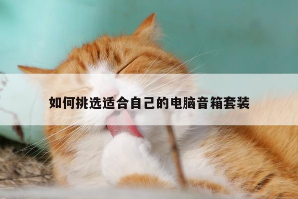 凯发k8官网入口：如何挑选适合自己的电脑音箱套装