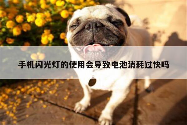 手机闪光灯的使用会导致电池消耗过快吗-凯发k8官网入口